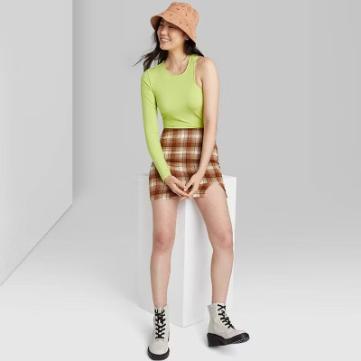 Women's Asymmetrical One Sleeve Bodysuit - Wild Fable™ | Target