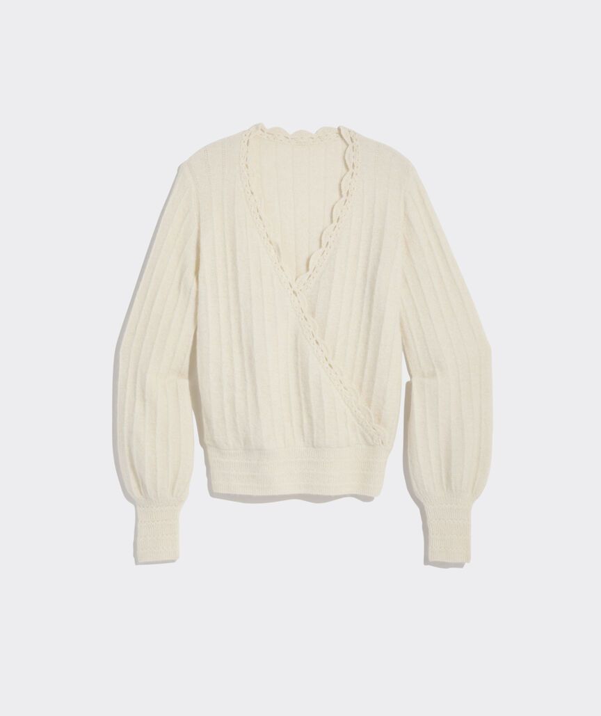 Reversible Luxe Wrap Sweater | vineyard vines