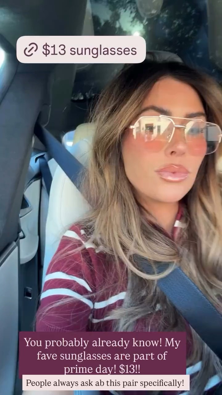 Prime Day ends today 10/7! My sunnies are on sale! Shop now before it’s too late!! I am wearing a size small in this top! 

Amazon prime, Prime days, Amazon Prime Big Deal days, Prime Big deal days, State & Lake, Emily Ann Gemma