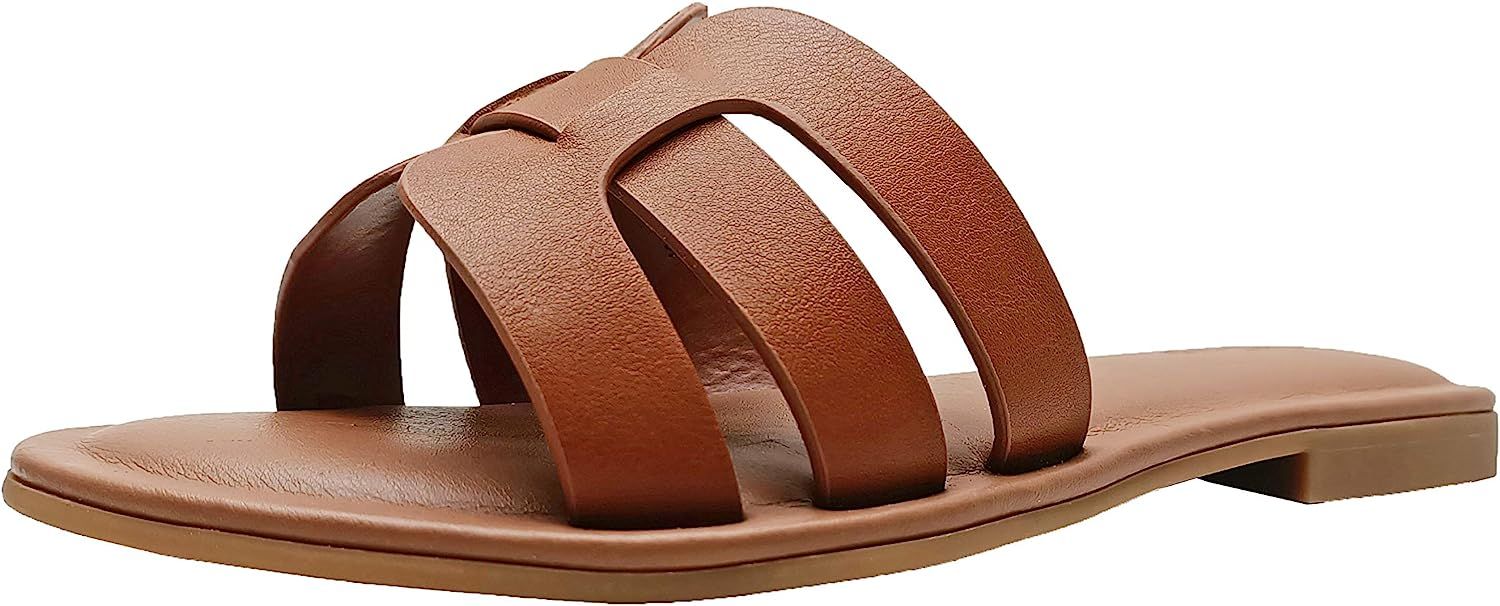 The Drop womens Monika Flat H-Band Slide Sandal Flat Sandal | Amazon (CA)