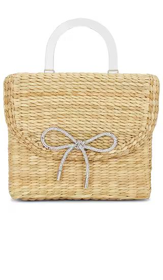 The Bow Bag in Natural | Revolve Clothing (Global)