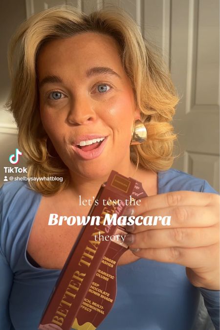 Brown mascara. LOVE!!!

#LTKbeauty #LTKmidsize #LTKstyletip