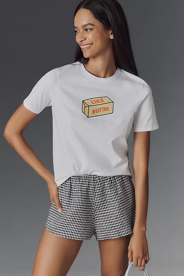 KULE The Modern Butter Tee | Anthropologie (US)