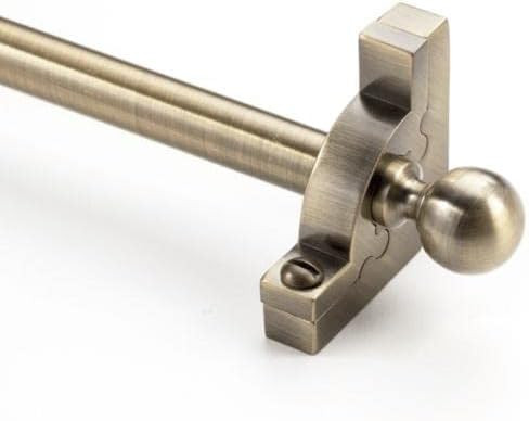 Sovereign Stair Rod Collection | 1/2" Solid Rods with Ball Finials (36", Antique Brass) | Amazon (US)