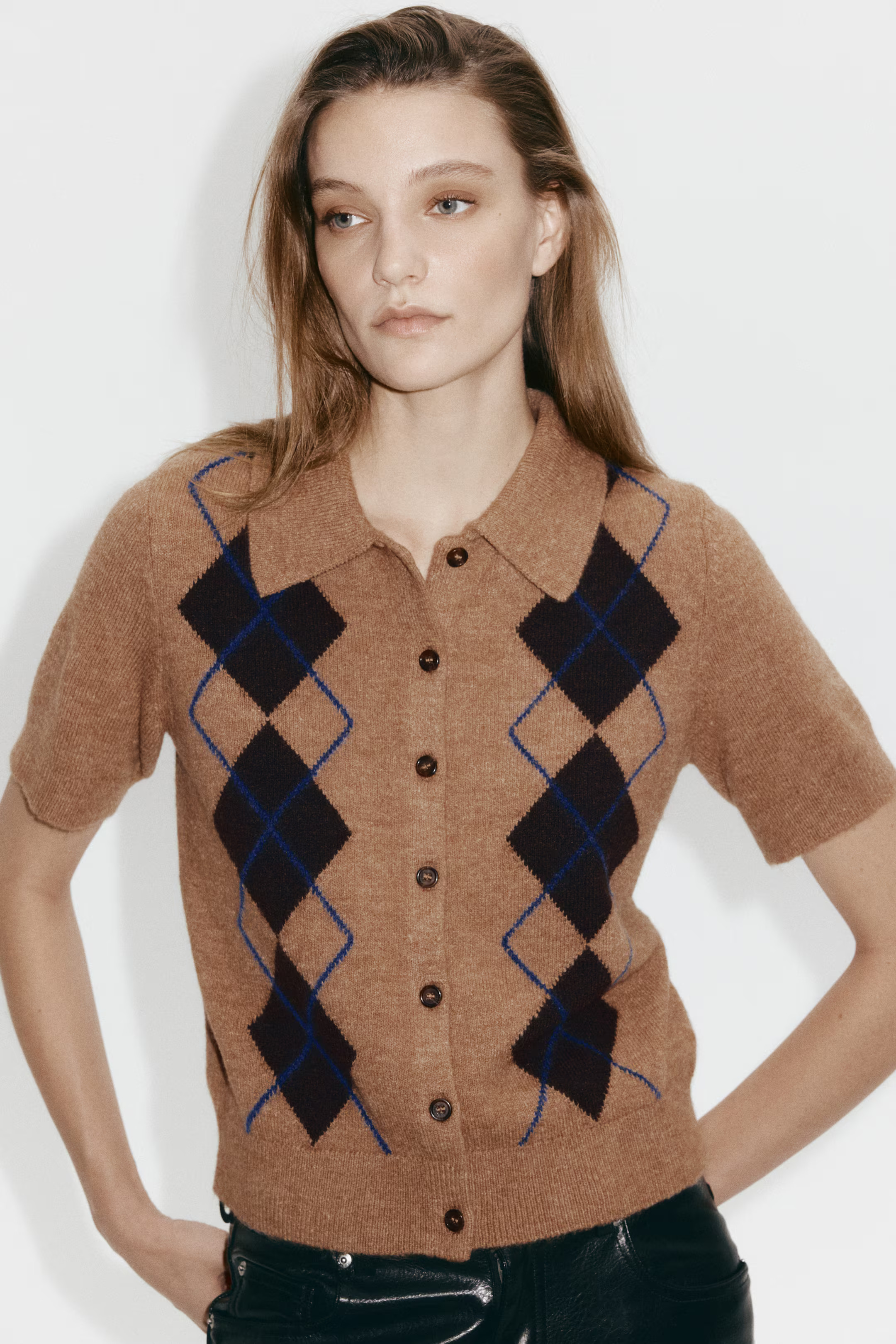 Cárdigan con cuello camisero | H&M (FR, IT, ES, PT, BE)