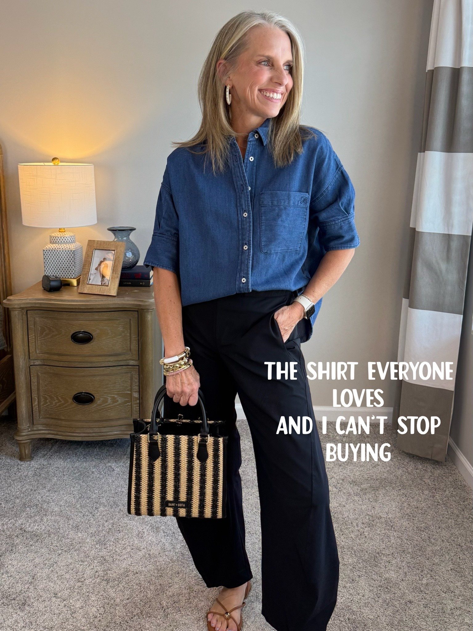 These shirts have won the hearts of everyone and I’ve got 3. The pants! Well they are my most worn pants. Size 4 in them and XS top,

#LTKdayinmylife #LTKgrwm #LTKOver40