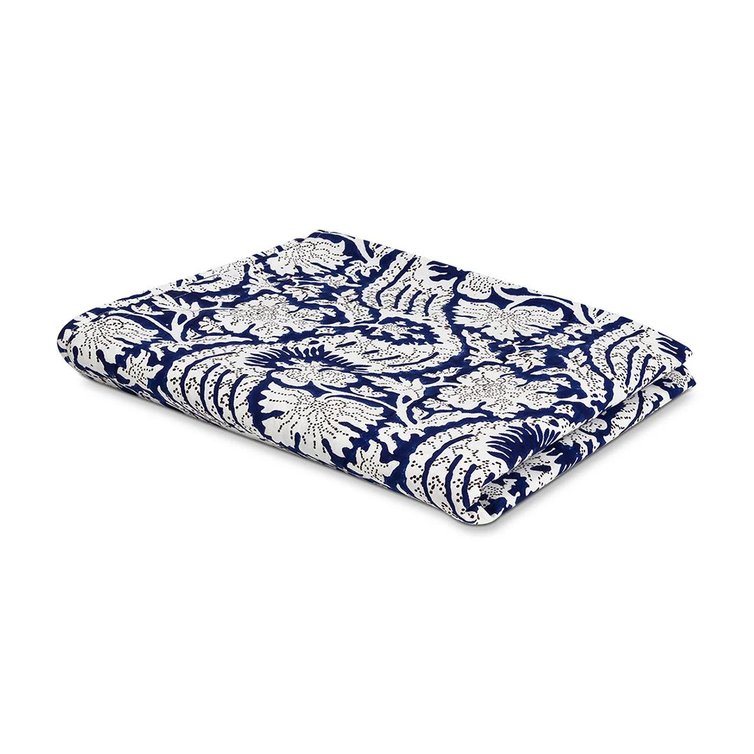 Meraki Tablecloth (Navy) | Fete Home LLC