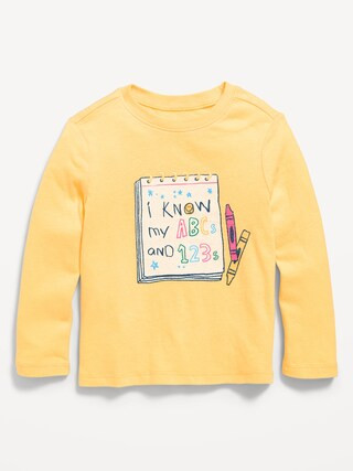 Long-Sleeve Graphic T-Shirt for Toddler Girls | Old Navy (US)