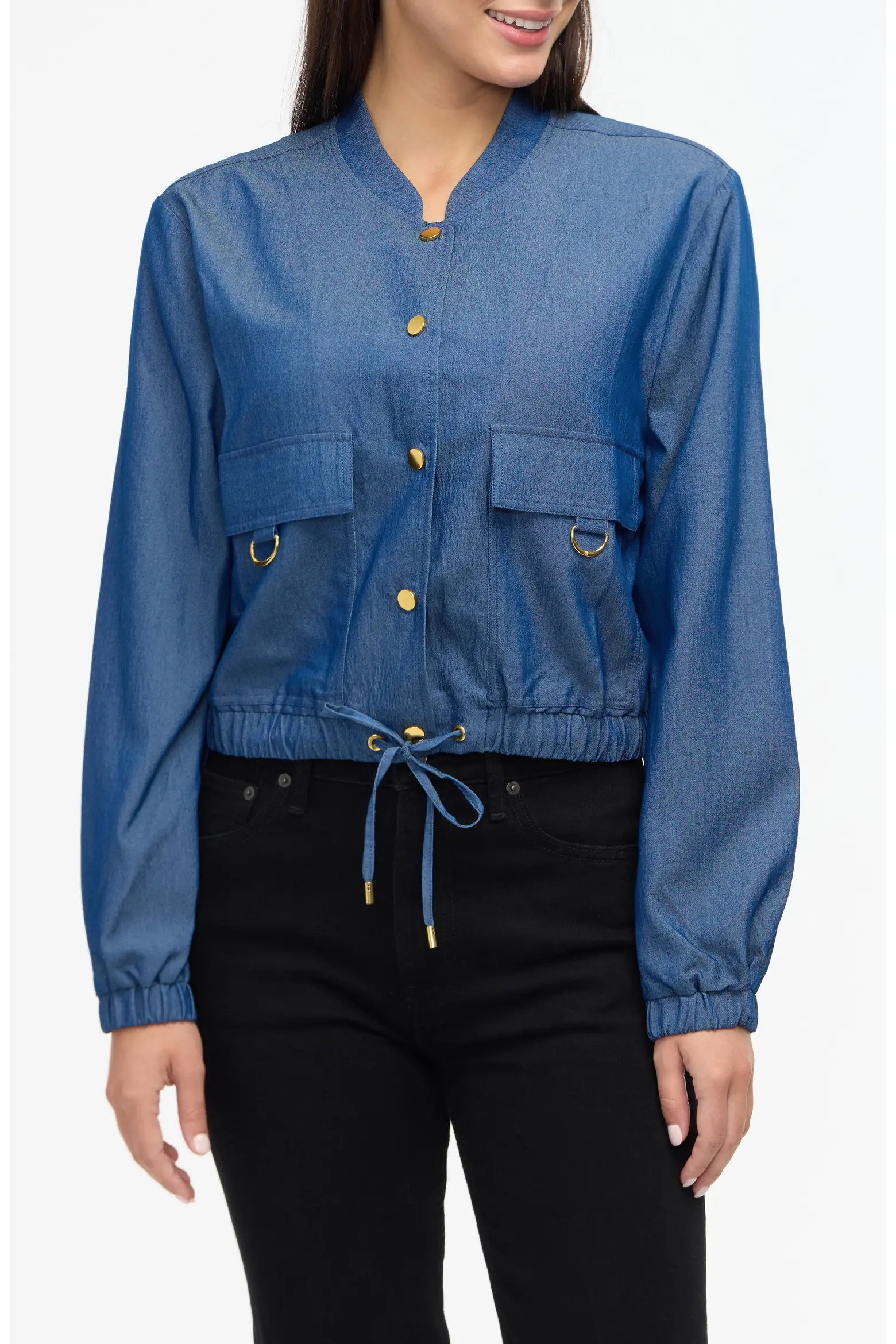 Ellen Tracy Cropped Bomber Jacket (Women) | Nordstromrack | Nordstrom Rack