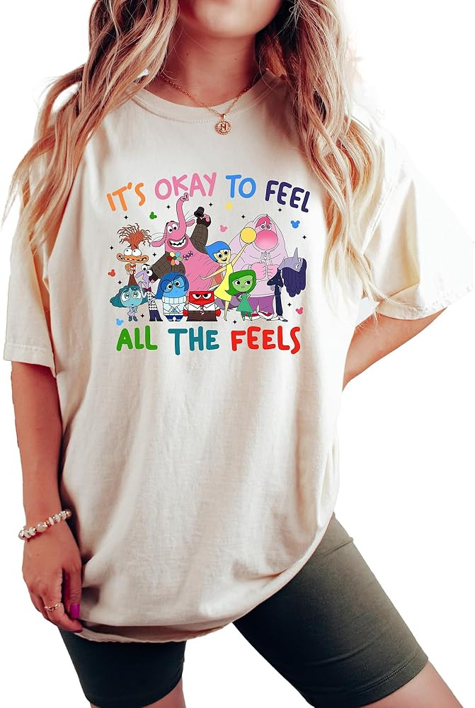 Inside Out Shirt for Adults & Kids, Inside Out Inspired Sweatshirt & T-shirt, It's Okay to Feel A... | Amazon (US)