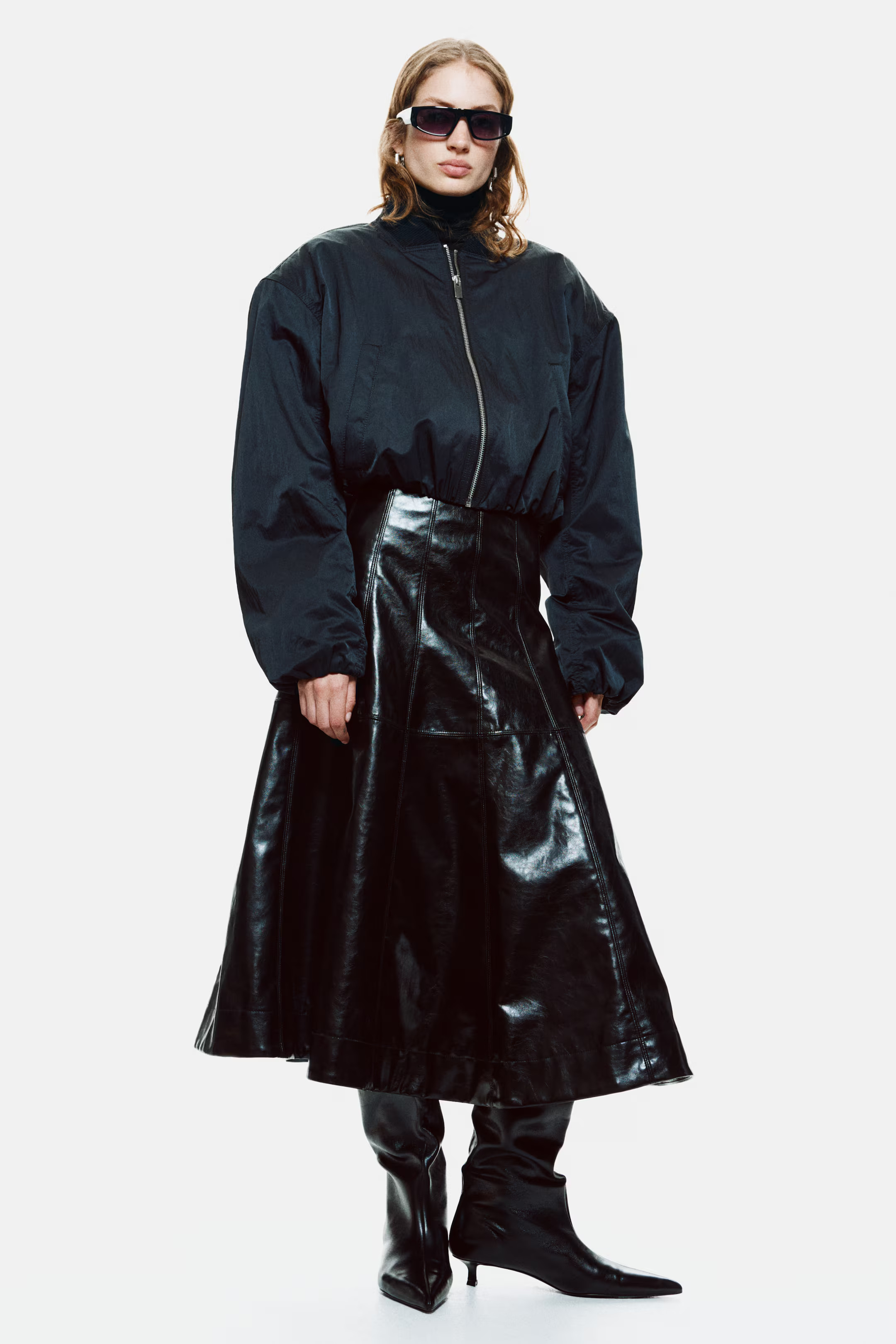 Shoulder-pad bomber jacket | H&M (UK, MY, IN, SG, PH, TW, HK)