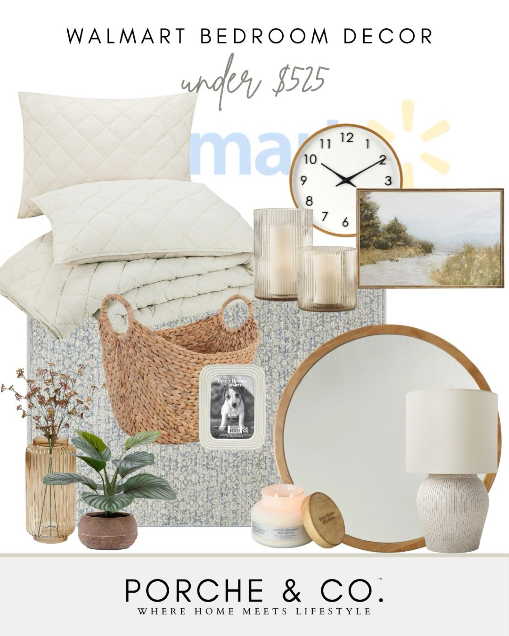 Walmart, bedroom decor, Walmart decor, modern classic decor
#visionboard #moodboard #porcheandco

#LTKHome #LTKSaleAlert #LTKStyleTip