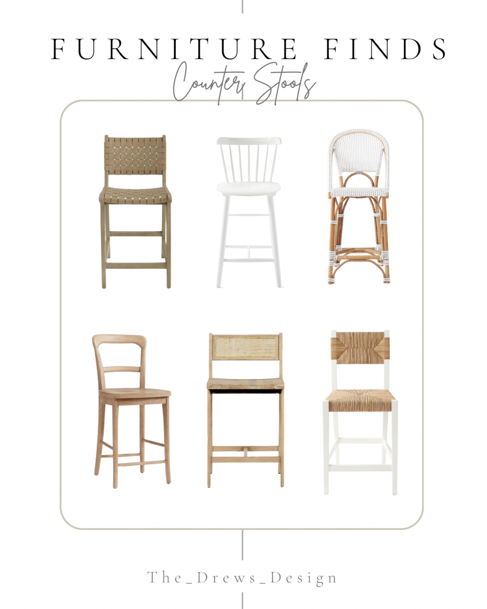 Kitchen counter stools, woven bistro chairs, rattan, cane, coastal, pottery barn, Serena and Lily, Ballard designs, kitchen design, dining furniture

#LTKFind #LTKhome #LTKstyletip