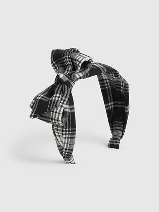 Toddler Plaid Bow Headband | Gap (US)