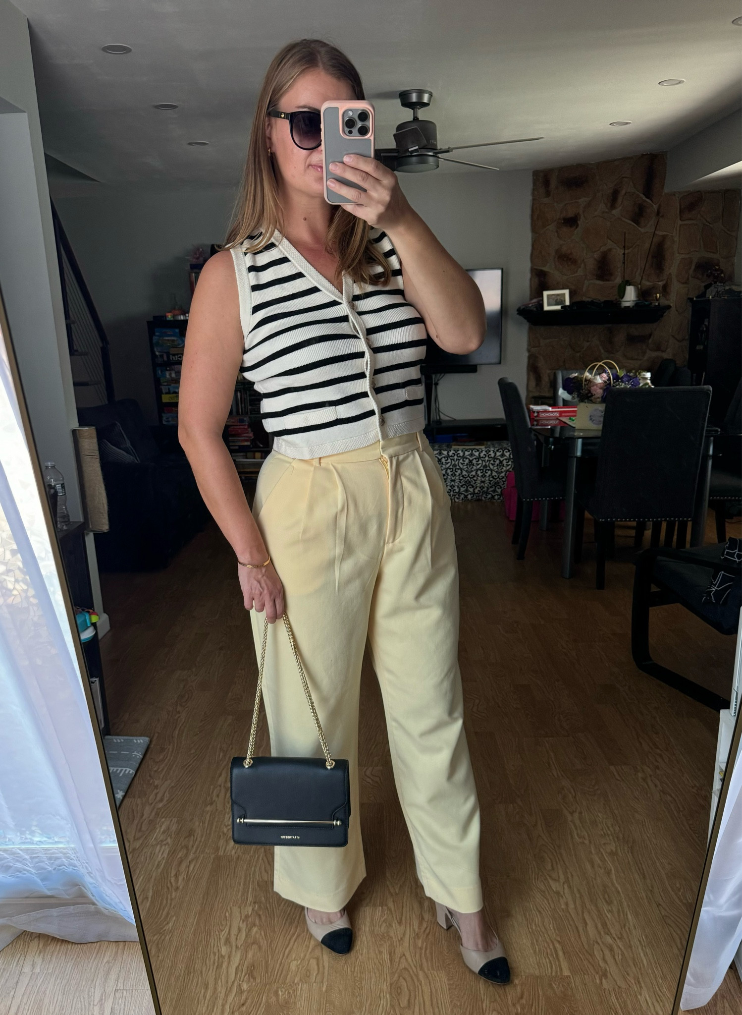 Stripes and a pop of color 

#LTKstyletip #LTKmidsize #LTKfindsunder50