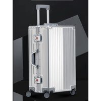 All-aluminum-magnesium alloy trolley suitcase, spinner wheel, aluminum alloy suitcase, metal box, | AliExpress UK