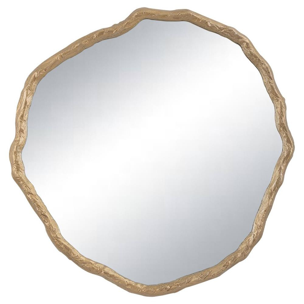 Regina Andrew Vine French Country Antique Gold Wall Mirror - Small | Kathy Kuo Home