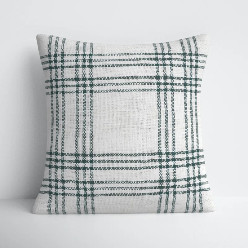 Attica Buttons Cotton Throw Pillow | Birch Lane