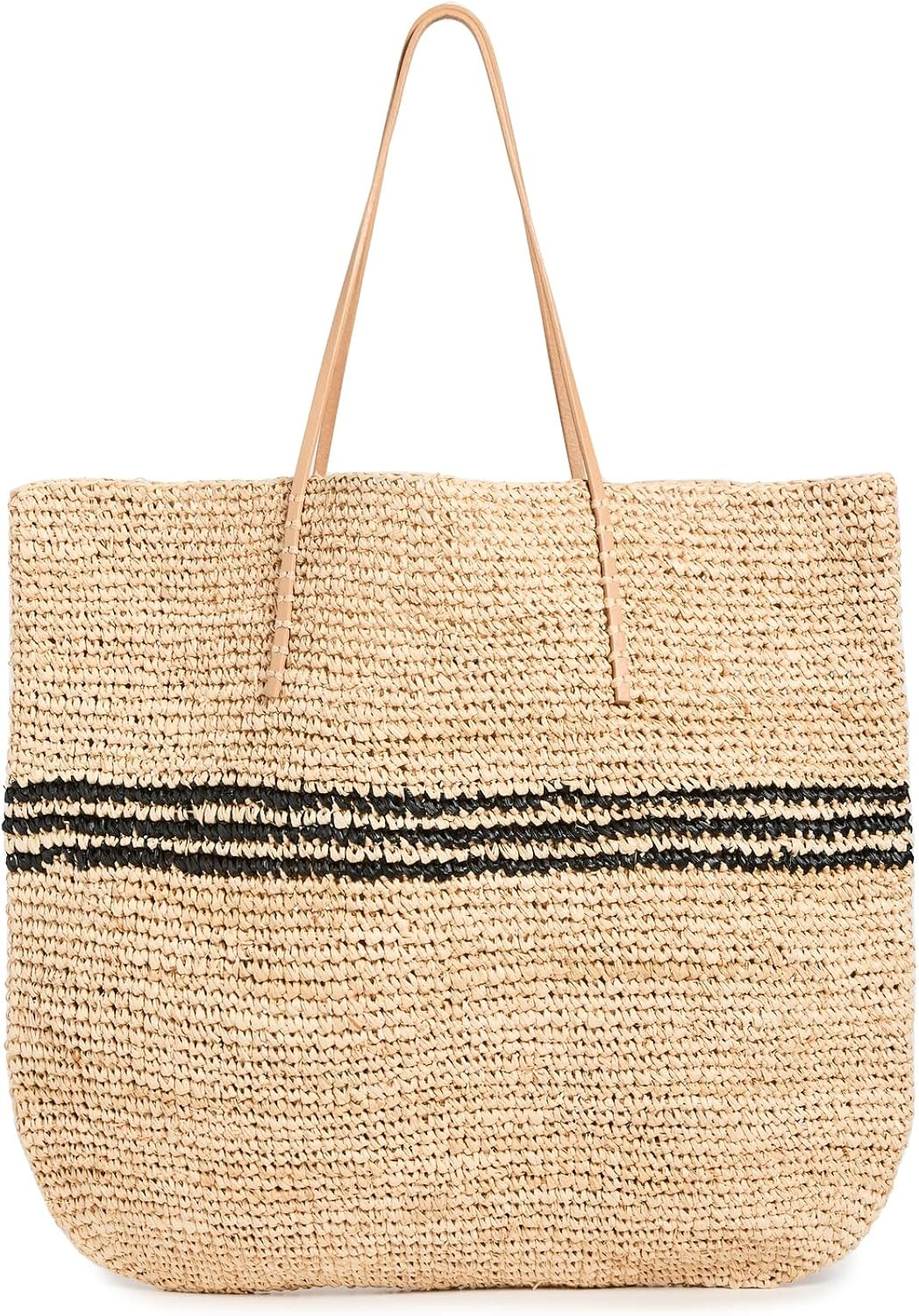 Hat Attack Women's Luxe Stripe Tote | Amazon (US)