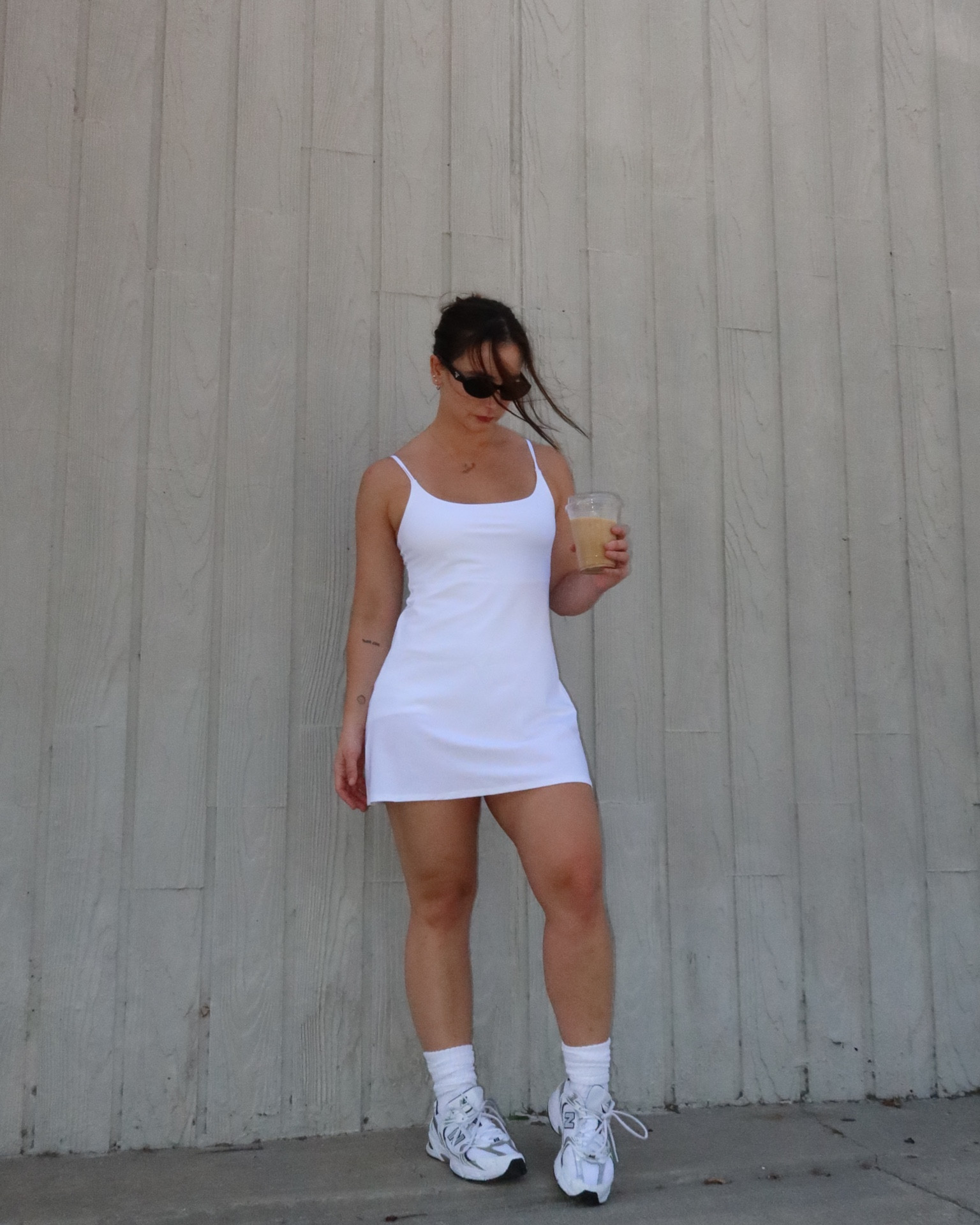 Summer dress with built in shorts / tennis dress from Abercrombie 

#LTKActive #LTKSeasonal #LTKStyleTip