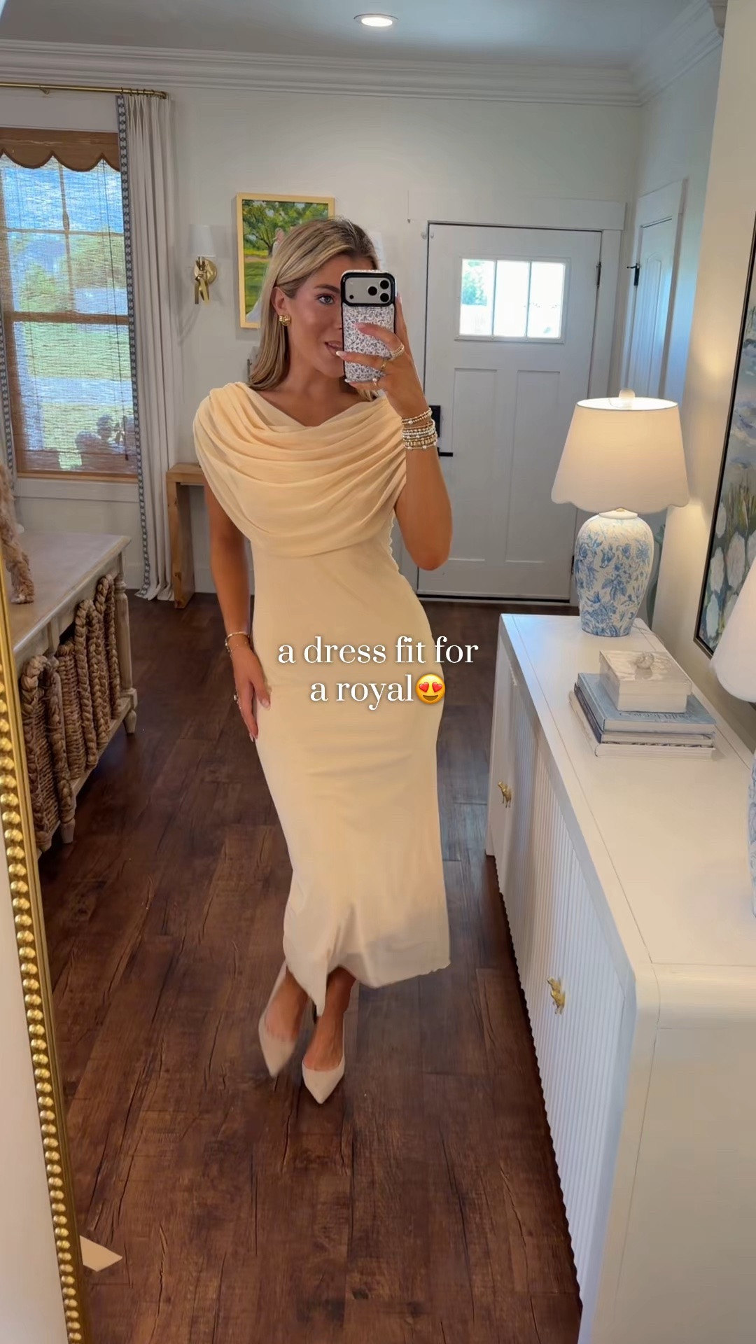 SOOO classy and elegant! Truly looks SO boujee! Wearing size M and I'm 5'9! such a good find!🤍🌷
#royalfamily #boujeeonabudget #affordablefashion #fallfashion #weddingguestdress

#LTKU #LTKSeasonal #LTKWedding
