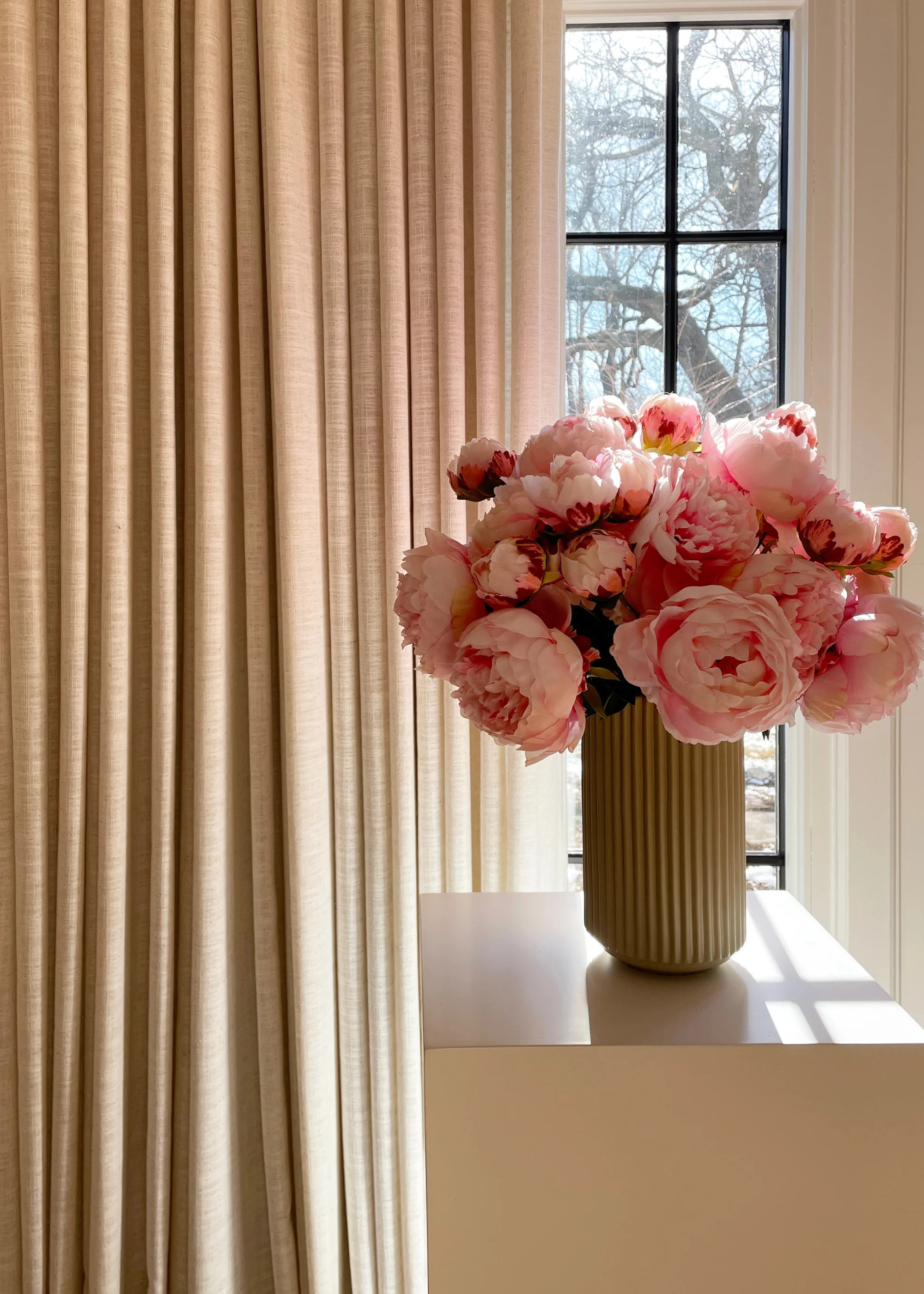 Pink Artificial Peony Bundle | Faux Flower Bundles at Afloral | Afloral