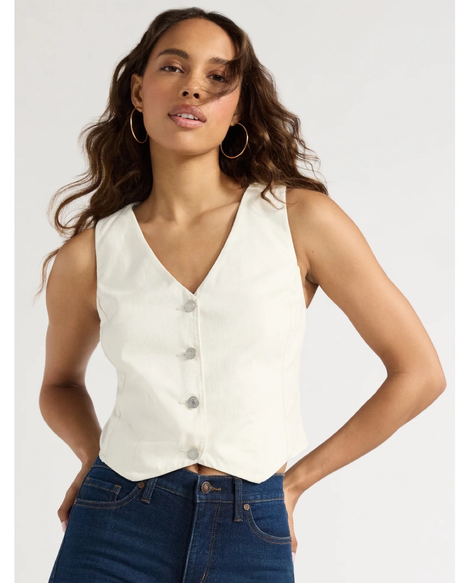 Love a good #vest! This one comes in 3 colors and you’re going to want them all! 🩵🤍💚

#walmart #waistcoat

#LTKWorkwear #LTKFindsUnder50 #LTKStyleTip