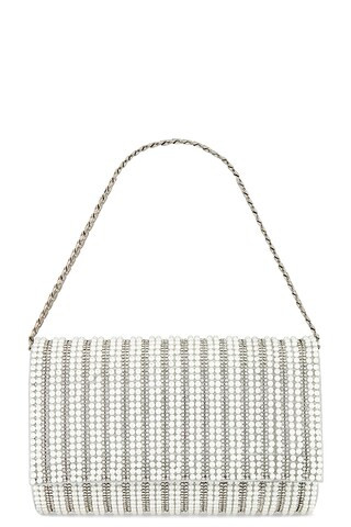 olga berg Bindi Hotfix Clutch in White from Revolve.com | Revolve Clothing (Global)