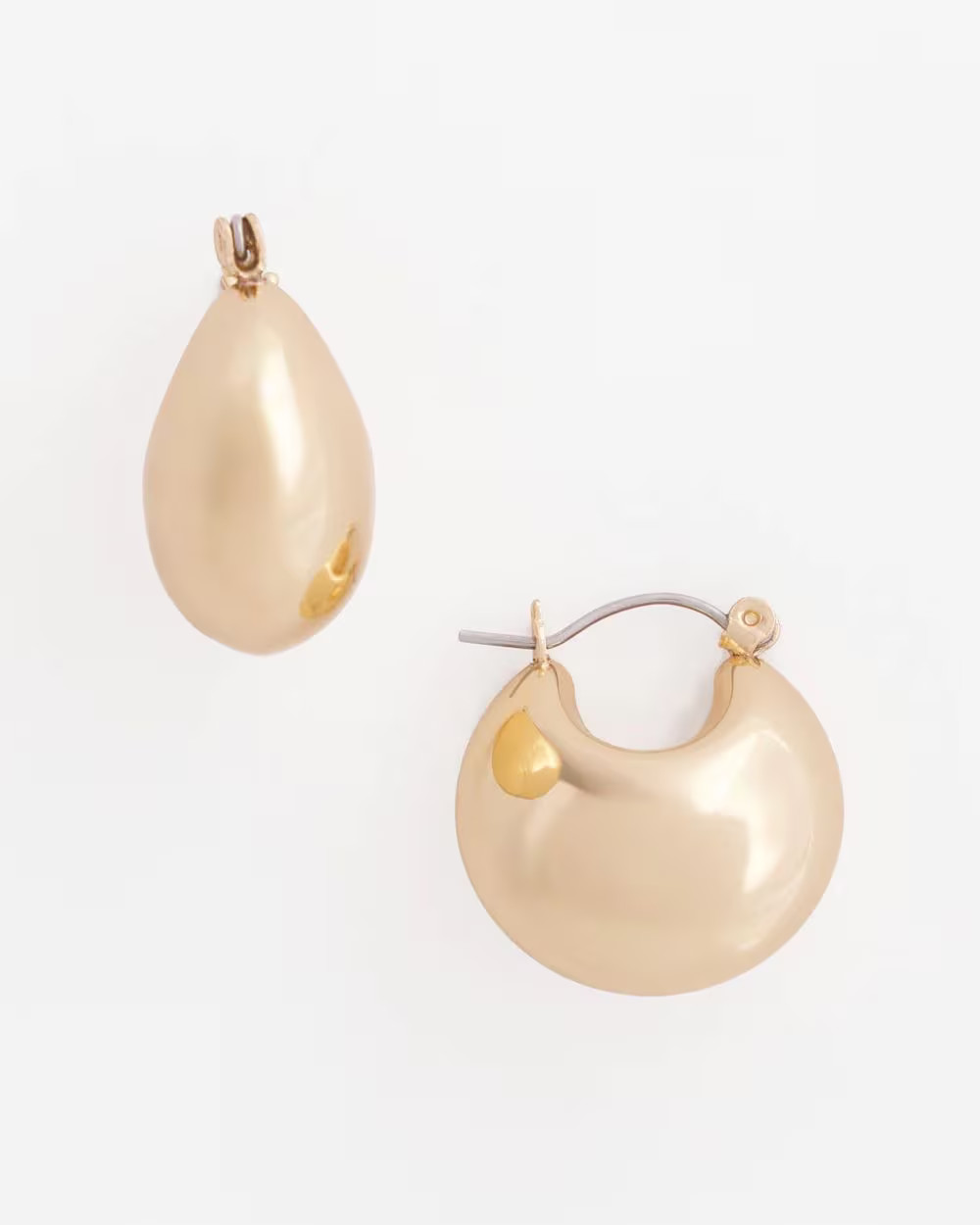 No Droop® Gold-Tone Huggie Hoop Earrings | Chico's