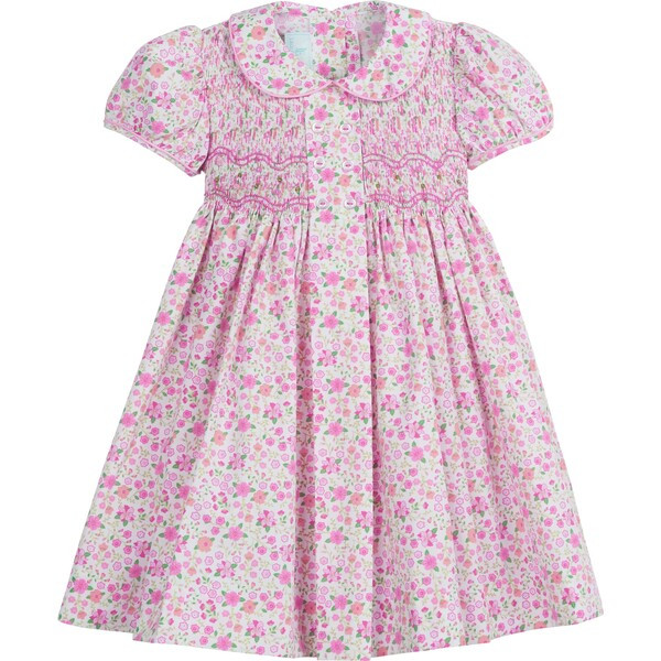 Smocked Bridget Dress, Fairway Floral | Maisonette