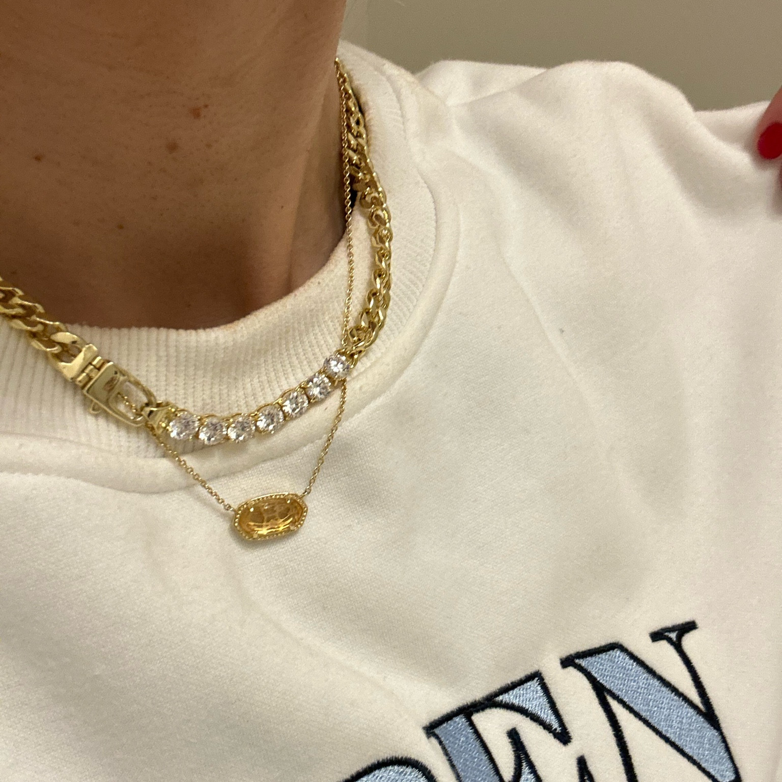 My favorite necklace combo right now! Either one would make a great Valentine’s Day gift for yourself.❤️💁‍♀️😉

#LTKGiftGuide #LTKMostLoved