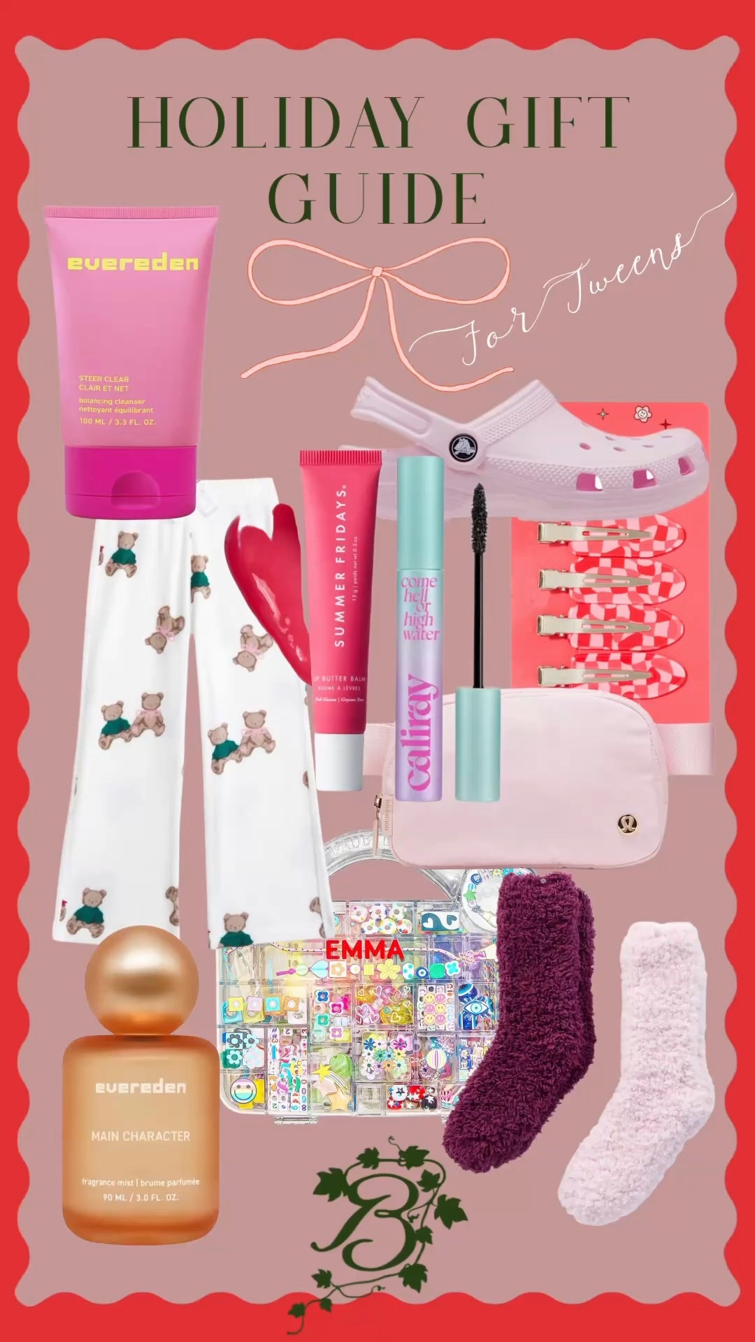 Holiday gift guide for tween girls! Everything is bows & teddy bears right now… and skincare! Just make sure you’re reading the labels- there really isn’t a great market for tween skincare but I’ve linked some of my favorites! 

#LTKCyberWeek #LTKGiftGuide #LTKHoliday