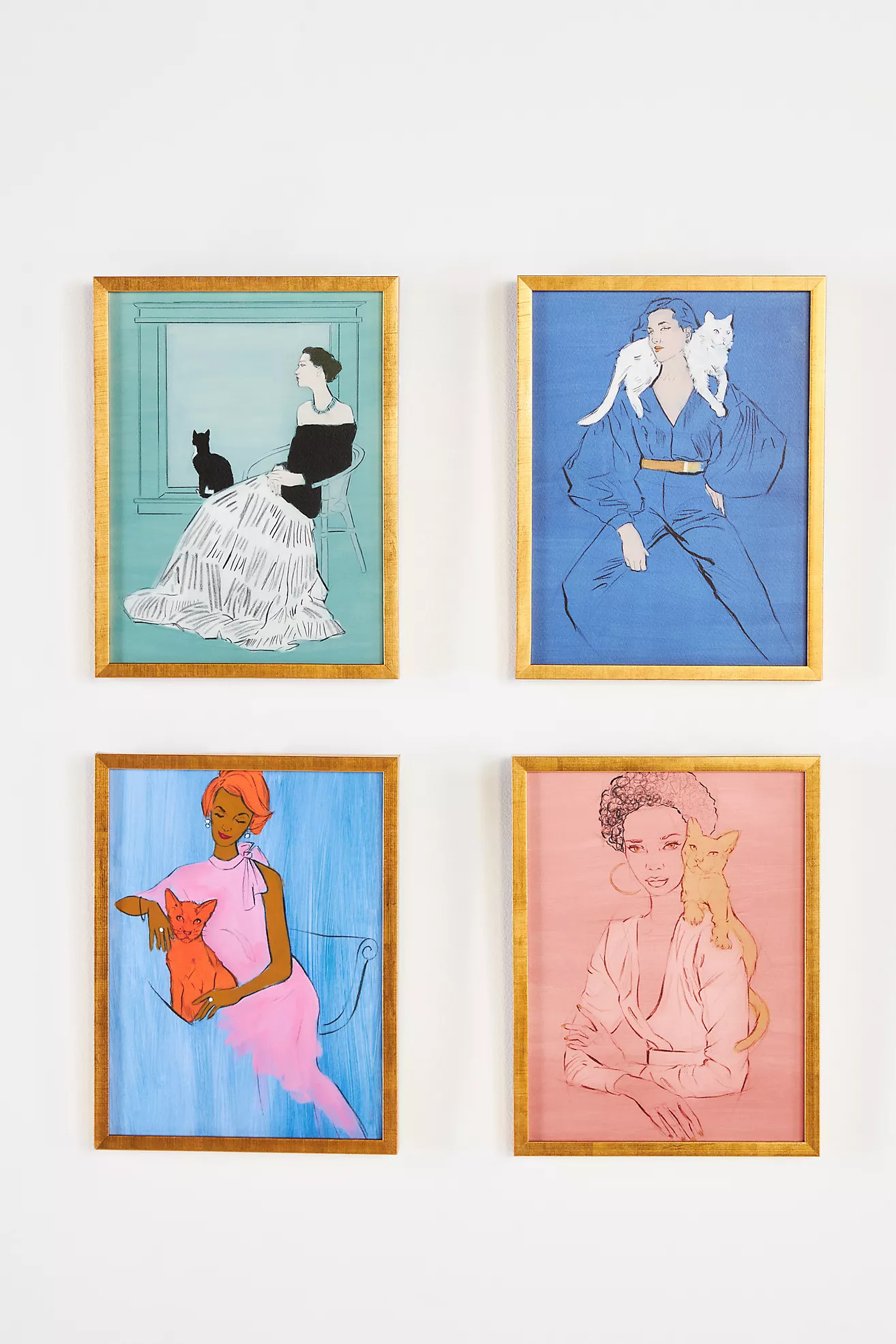 Cat Ladies Wall Art | Anthropologie (US)