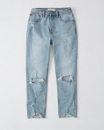 High Rise Mom Jeans | Abercrombie & Fitch US & UK