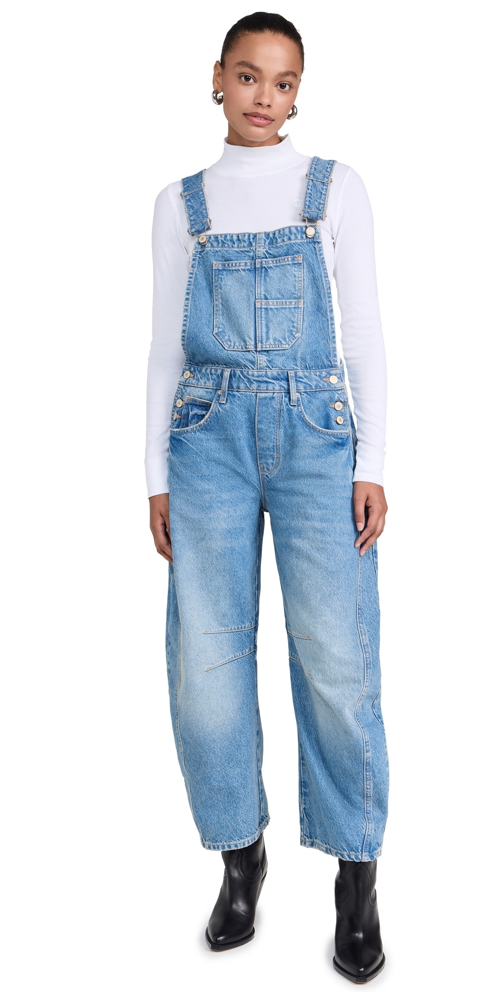Free People Good Luck Overalls Ultra Light Beam S | Shopbop