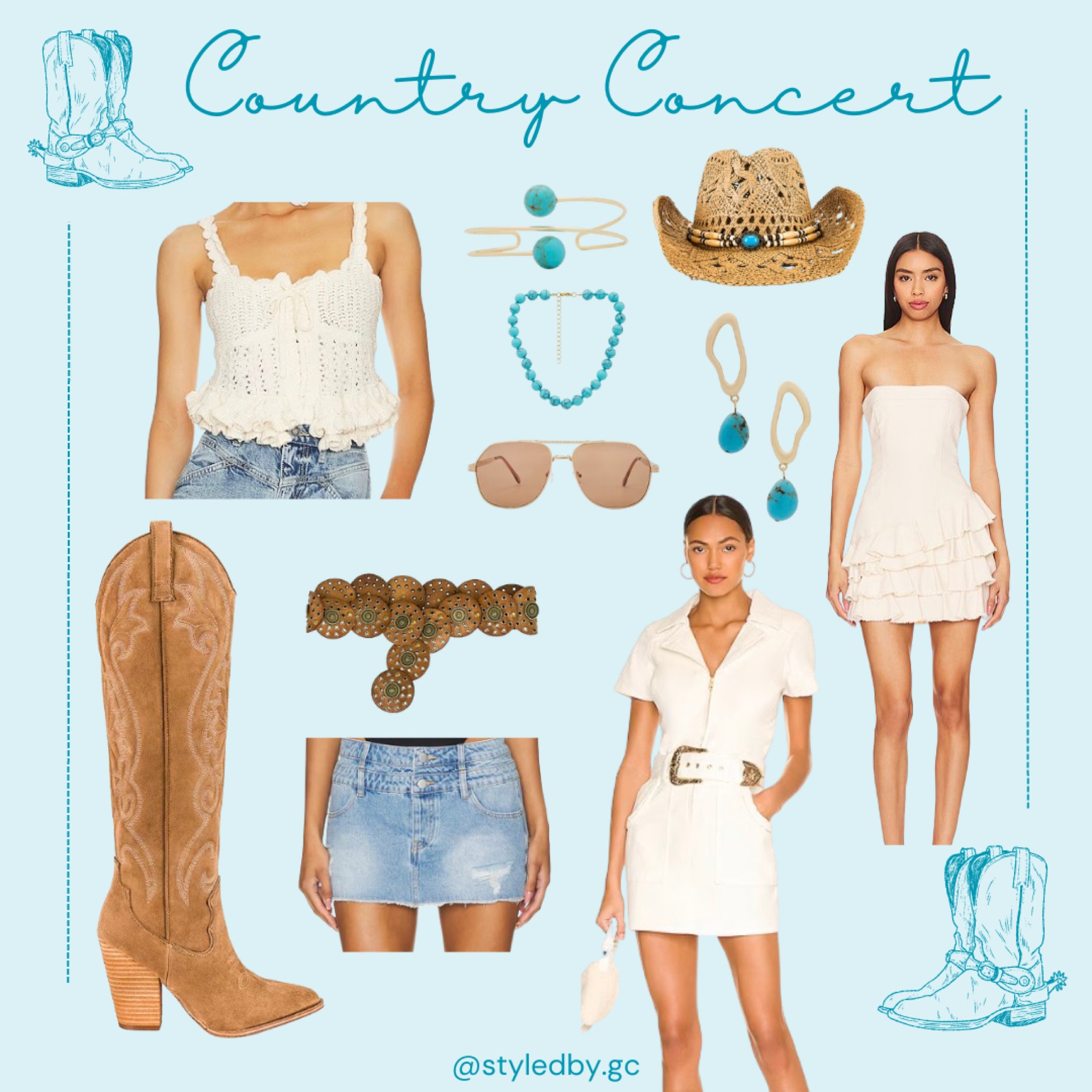 These looks are giving all the coastal cowgirl vibes 🌊🐚☀️ !!!! Shop these looks for your next country concert! #LTKwestern #LTKcowgirl #LTKconcert #LTKcoastalcowgirl

#LTKSeasonal #LTKTravel #LTKStyleTip