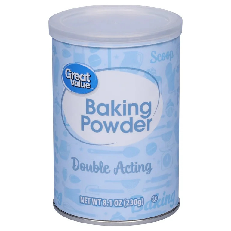 Great Value Double Acting Baking Powder, 8.1 oz | Walmart (US)
