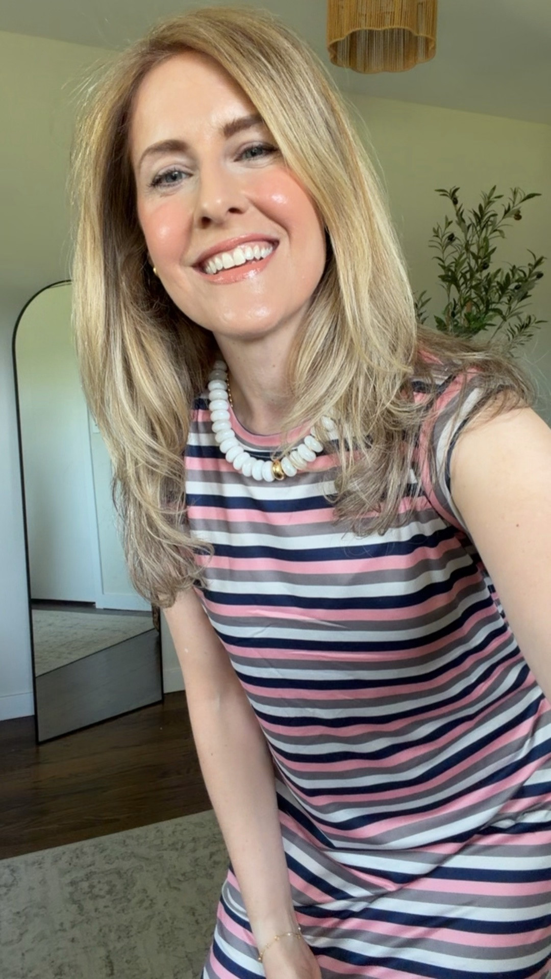 Magic Walmart dress that’s comfy and flattering without being clingy or shapeless! Comes in solid colors too. I’m in a medium. Don’t size down. Love the extra fabric under the arm area! #walmartfashion

#LTKOver40