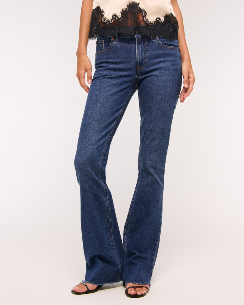 Women's Mid Rise Bootcut Jean | Women's Bottoms | Abercrombie.com | Abercrombie & Fitch (US)