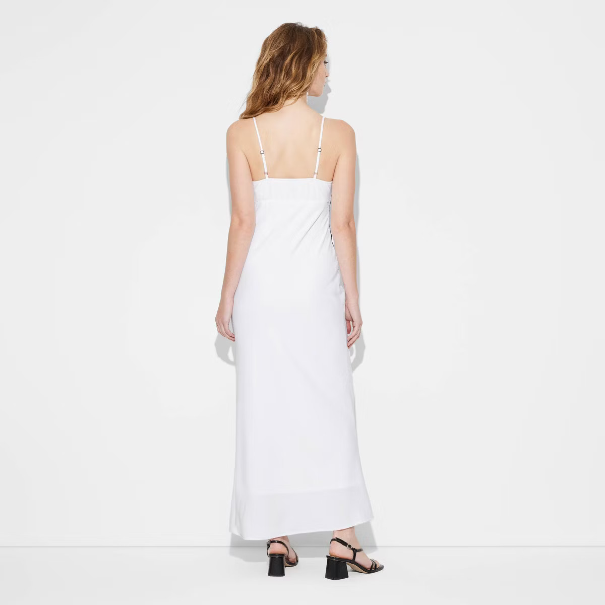 Women's Satin Lace Maxi Slip Dress - Wild Fable™ | Target