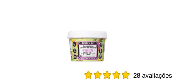 Lola Cosmetics Be(M)dita Ghee Nutrição
        
              - Máscara Capilar 100g | Beautybox (BR)