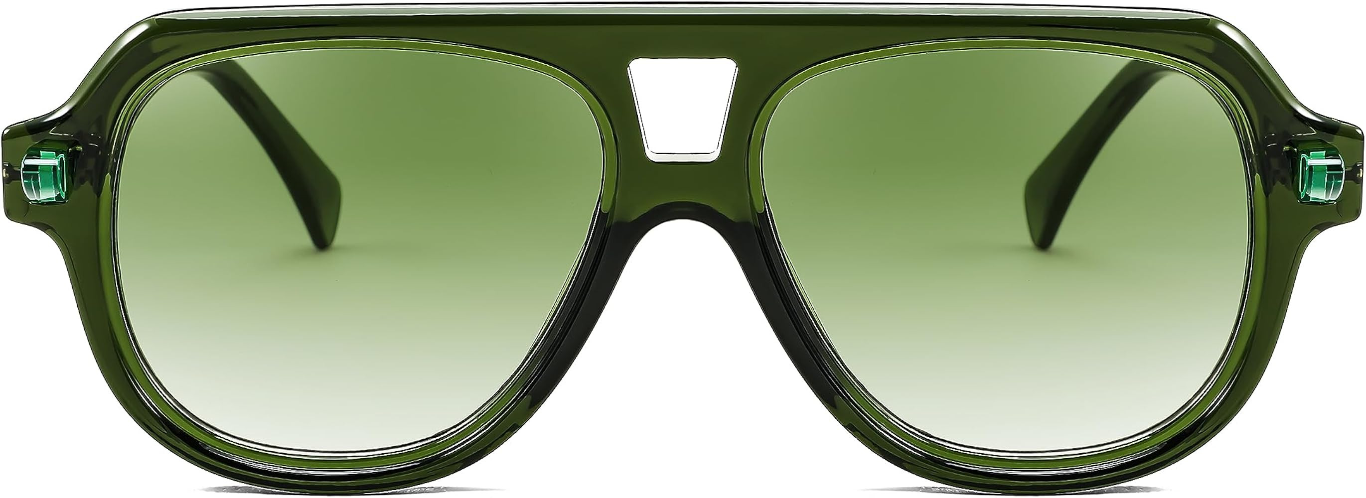 FEISEDY Vintage 70s Aviator Sunglasses Men Women Classic Retro Trendy Large Frame UV400 Sun Glass... | Amazon (US)