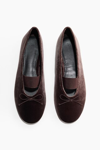 H & M - Velvet ballet flats - Dark Brown | H&M (UK, MY, IN, SG, PH, TW, HK)