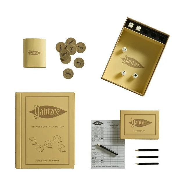 Winning Solutions Yahtzee Linen Book Vintage Edition | Walmart (US)