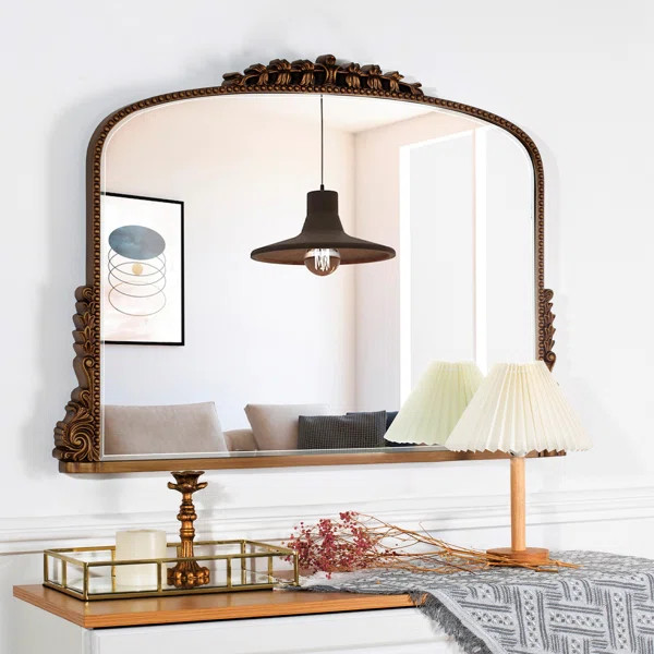 Euri Gold Arch Wall Mirror | Wayfair North America