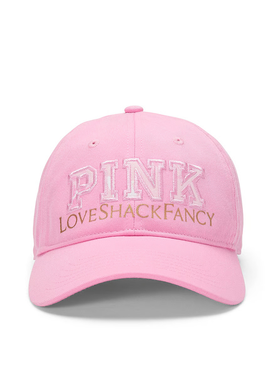 Buy PINK x LoveShackFancy Baseball Hat, Pink Lollipop - Order Hats online - Victoria's Secret US | Victoria's Secret (US / CA )