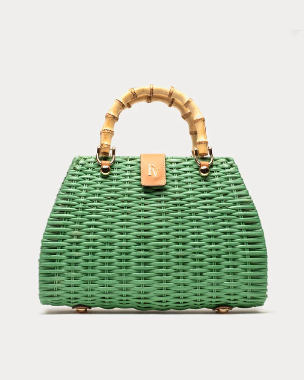 Rooster Wicker Basket - Pink | Frances Valentine