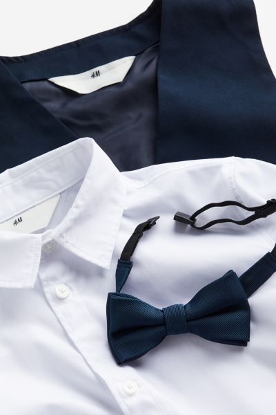 3-piece Dressy Set with Bow Tie | H&M (US + CA)