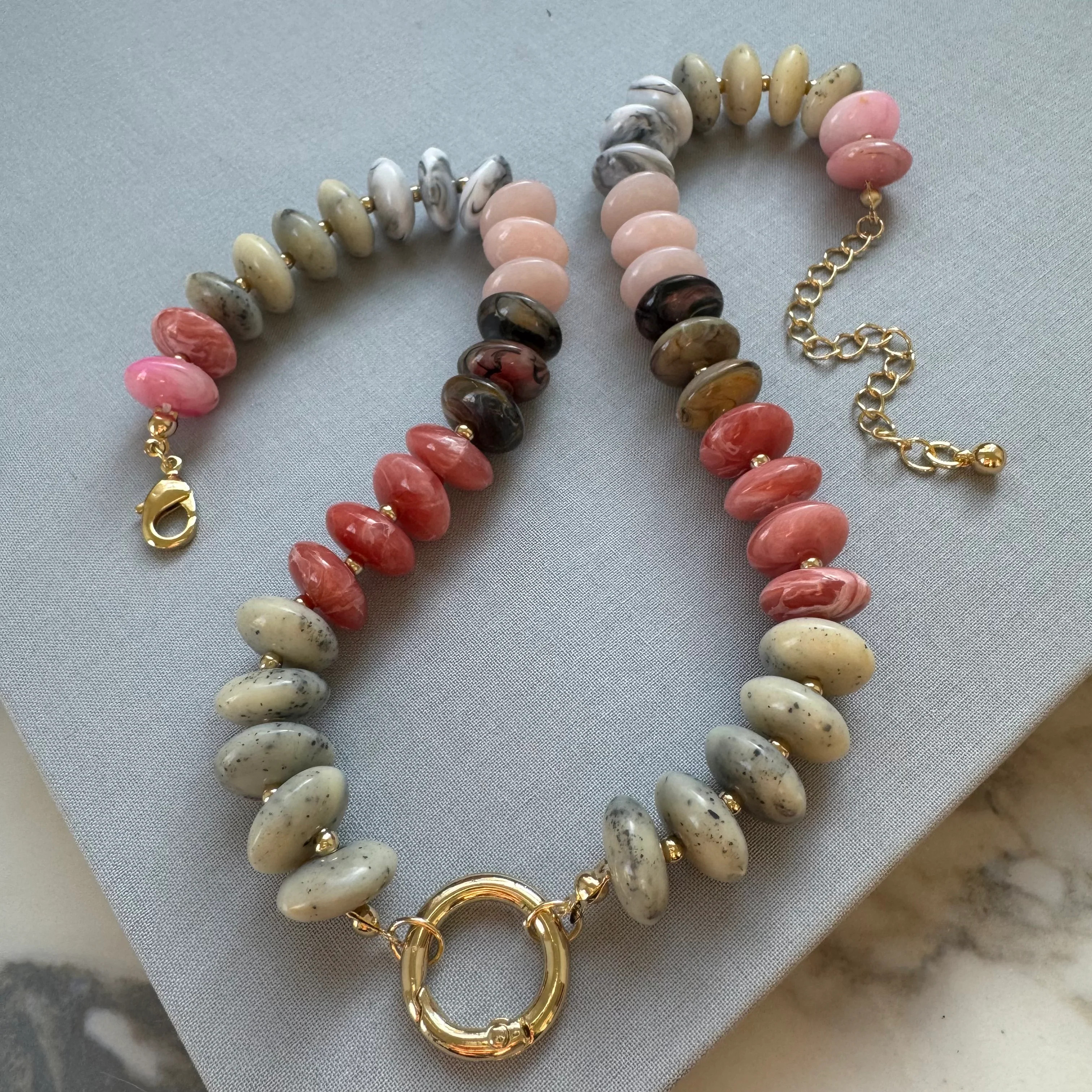 Sandstone Sunset Resin Necklace | Erin McDermott Jewelry