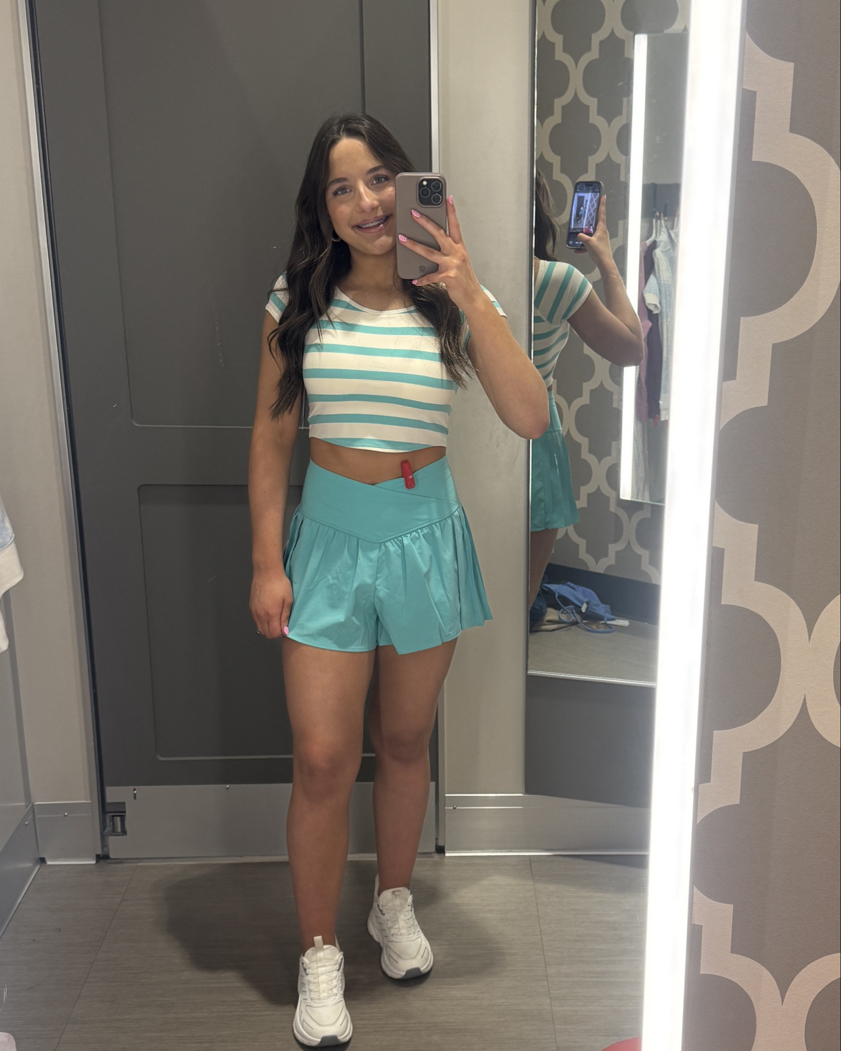 Wearing a medium top & small shorts! 

#LTKPetite #LTKActive #LTKmorningroutine